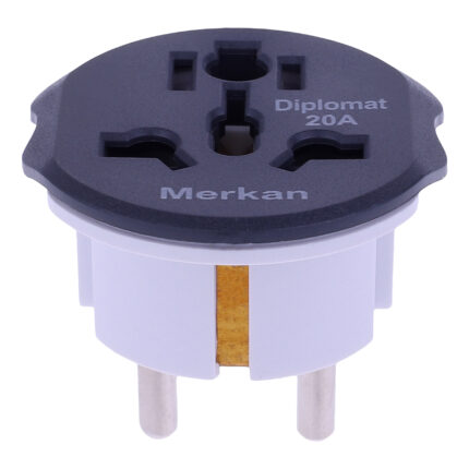 دوشاخه تبدیل 3 به 2 دیپلمات مدل Merkan