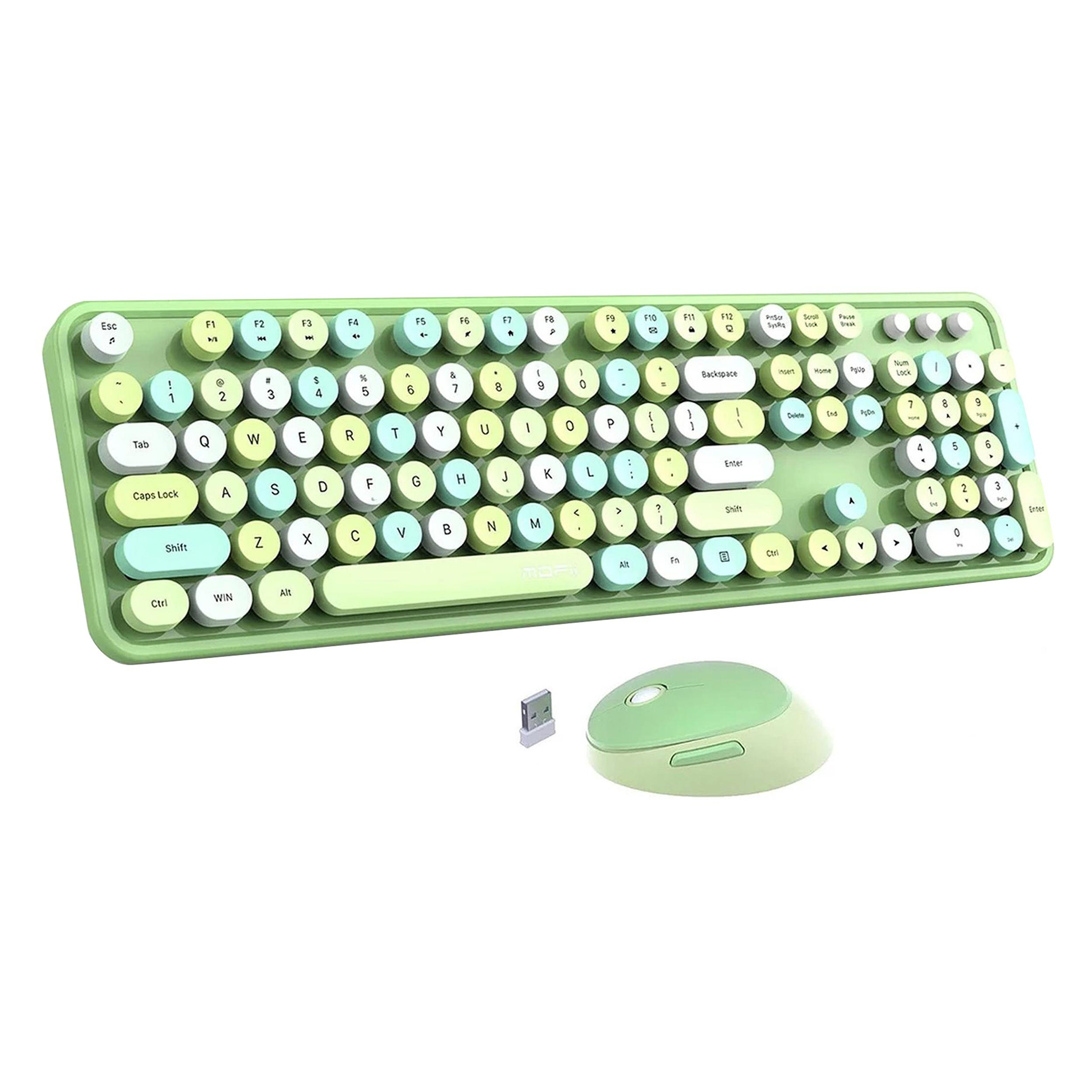 کیبورد و ماوس بی سیم مافی مدل Sweet S کیبورد و ماوس بی سیم مافی مدل Sweet S