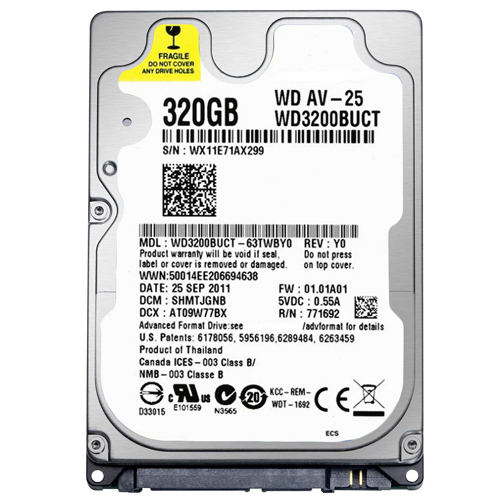 هارد اینترنال مدل WD3200BUCT ظرفیت 320 گیگابایت هارد اینترنال مدل WD3200BUCT ظرفیت 320 گیگابایت